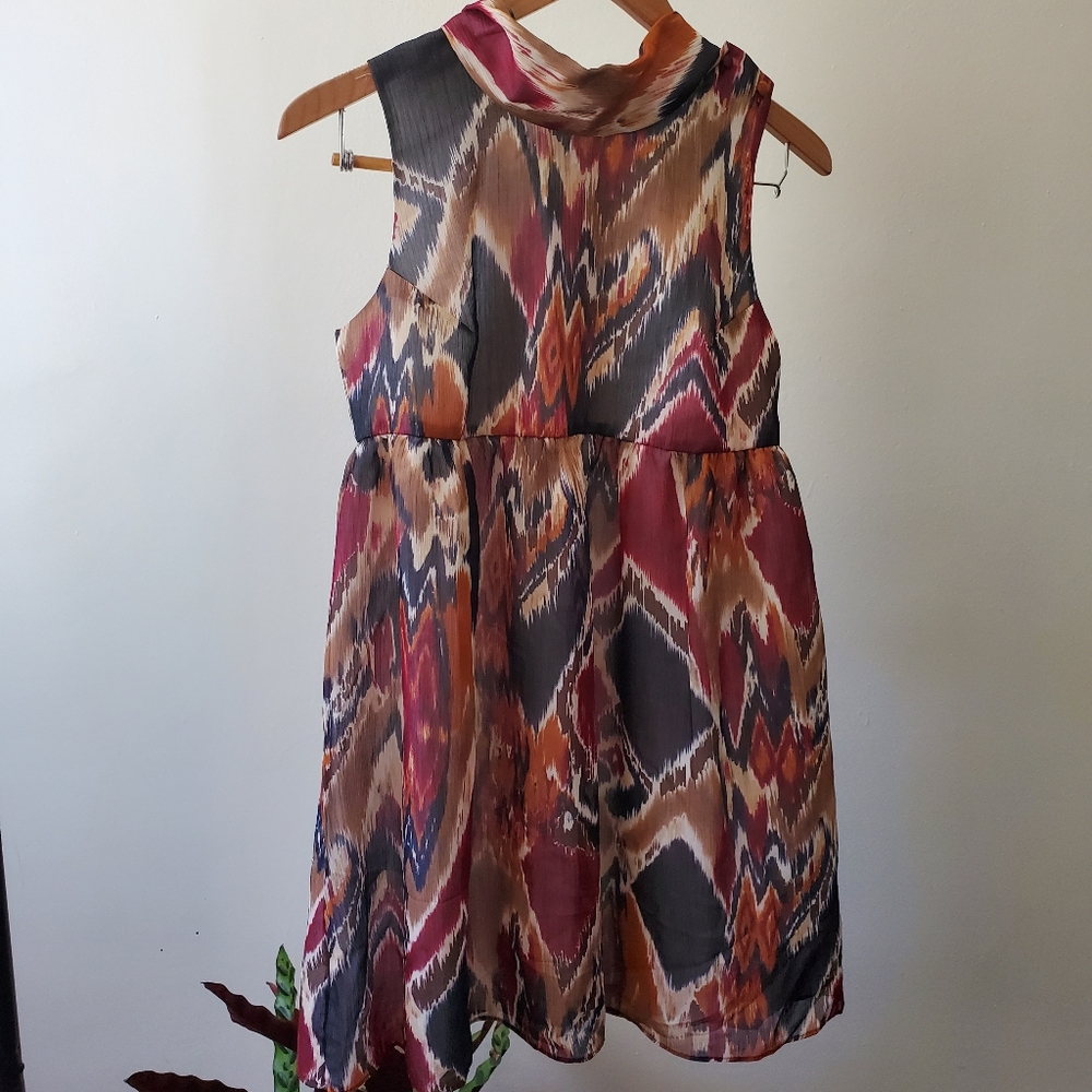 walterbaker by Walter Watercolor Sleeveless Mini Dress